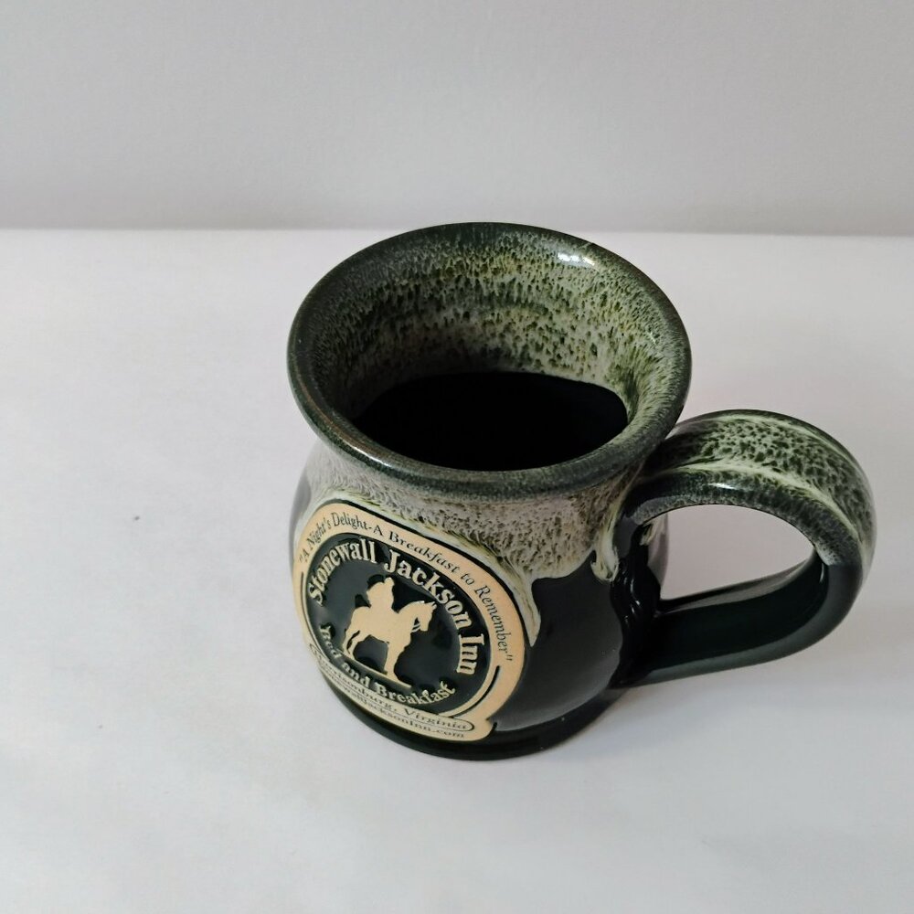 Deneen Pottery Stonewall Jackson Inn Coffee Mug Harrisonburg VA Hand Thrown 2017 - Picture 2 of 5